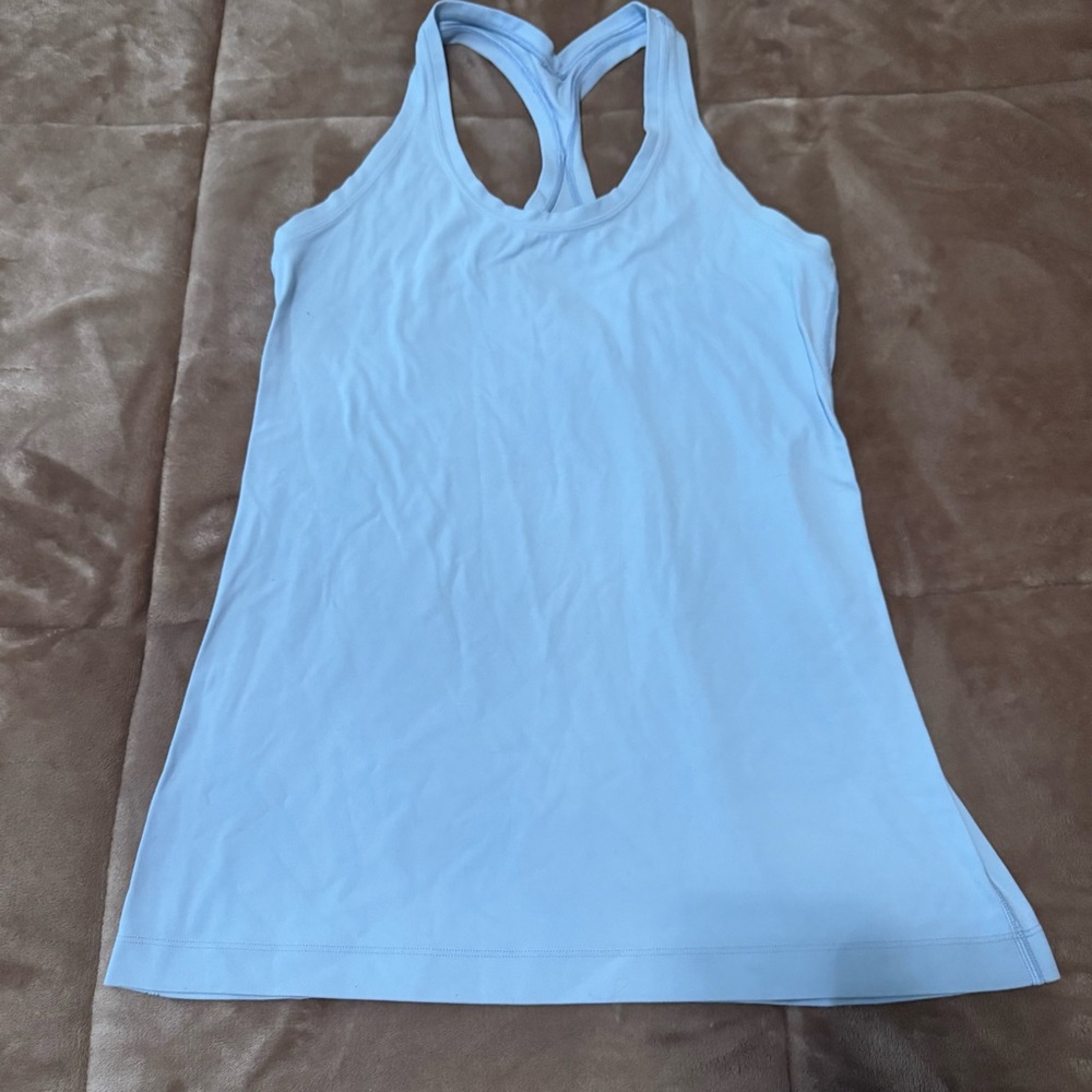 lululemon athletica Light Blue Tank Top